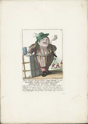 The Dwarf Dan Hagel as a Dutch Boatswain, ca. 1710