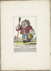 The dwarf Ploriander as a shepherd, ca. 1710