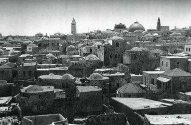 Jerusalem and Dome of the Church of the Holy Sepulchre