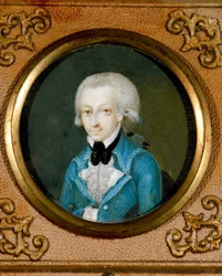 Portrait of Austrian composer Wolfgang Amadeus Mozart, c. 1773
