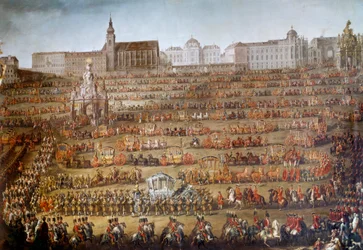 Entrance of Mary Isabella of Bourbon Parma to Vienna