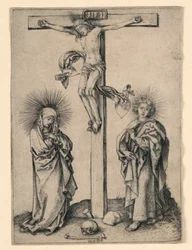 Christ on the Cross with Mary and John