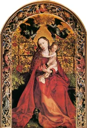 Madonna in Rose Garden, 1473