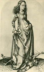St Margaret trampling a demon