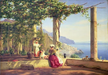 Pergola overlooking Amalfi