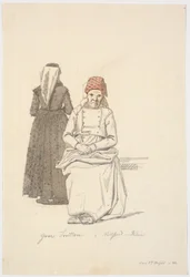 Seated Old Woman and a Standing One
