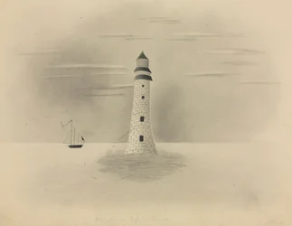 Eddystone Lighthouse, 1840