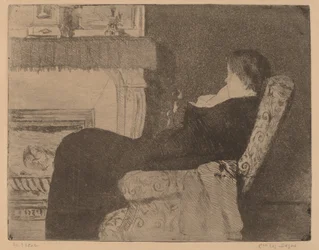 Before the Fireplace No. 1