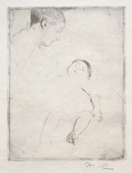 Bill Lying on his Mothers Lap