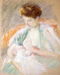 Mother Rose Nursing Her Child
