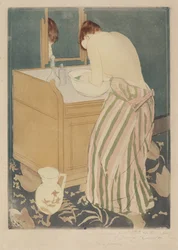 Woman Bathing, 1890-1891