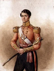 Portrait of Major Charles Hamilton Wake (d.1871) 34th Native Indian Infantry