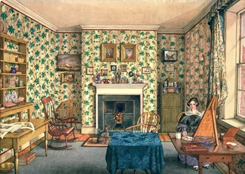 The Artist in Her Painting Room, York