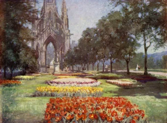 Scottish Gardens: Princes Street Gardens, Edinburgh