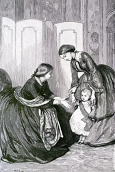 The Queen and Her Little Grandson Prince Wilhelm of Prussia