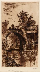 Bridge over the Bushkill, Easton, Pa.