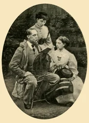 Charles Dickens Reading To His Daughters, 1865, 1910