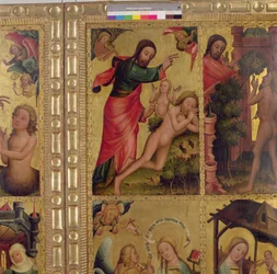The Creation of Eve, a panel from the Grabower Altar, the High Altar of St. Petri in Hamburg