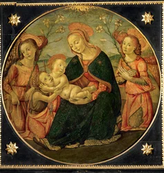 Virgin Adoring the Child with John Baptist and Two Angels