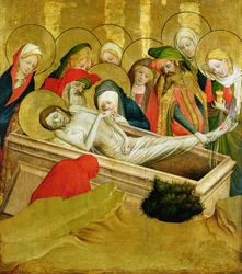 The Entombment, panel from the St. Thomas Altar from St. John