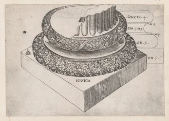 Speculum Romanae Magnificentiae: Ionic Base