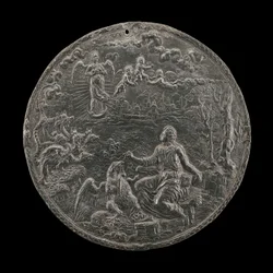 Saint John Composing Revelation on Patmos, 1570s