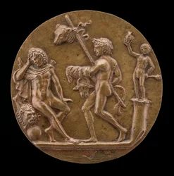 Hercules with Bacchic Figures
