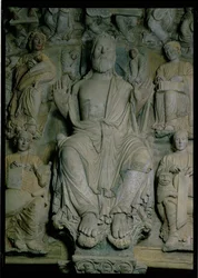 Portico de la Gloria Depicting Christ in Majesty (detail)