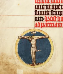 Small Roundel with the Crucified Christ