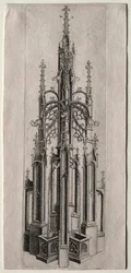Design for a Gothic Fountain, c. 1470