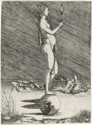 Fortune Sailing on a Winged Globe, c.1510-15