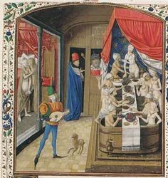 A Bathhouse. From Facta et dicta memorabilia by Valerius Maximus