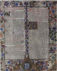 Page from the Breviary of the Bishop of Montoya
