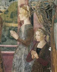 Fresco Depicting Paleologo and Bernarda di Bosse