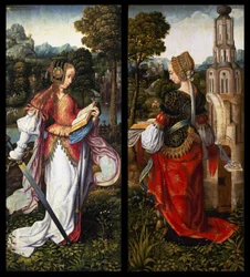 Saints Catherine and Barbara