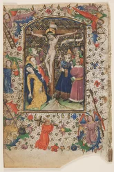 Leaf from a Book of Hours: The Crucifixion