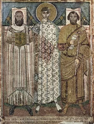 Saint Demetrius of Thessaloniki with the Donors, 6th-7th century