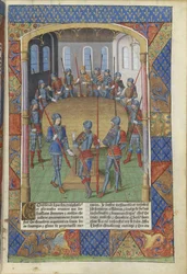 Lancelot du Lac. King Arthur and the Knights of the Round Table, 1494