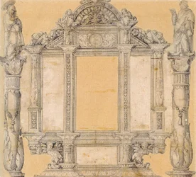 Draft for the Framework of the Former High Altar Retable of St. Martin in Messkirch