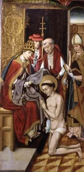 St. Francis invested with his Habit by Pope Innocent III
