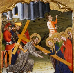 Jesus carrying the Cross