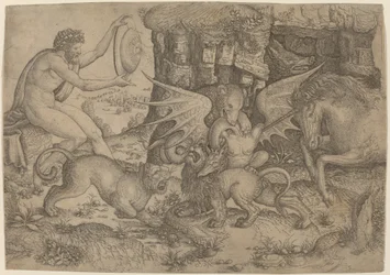 Allegorical Theme: Combat of Animals