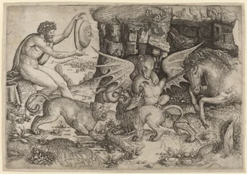 Allegorical Theme: Combat of Animals