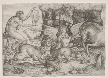 Allegorical Theme: Combat of Animals