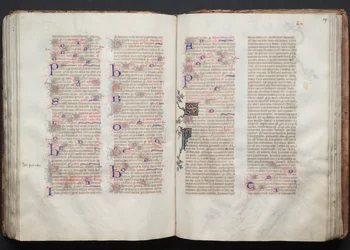 The Gotha Missal: Fol. 106v, Text