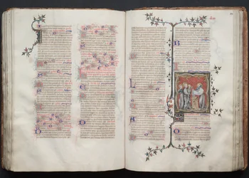 The Gotha Missal: Fol. 107v, Text, c. 1375