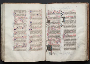 The Gotha Missal: Fol. 112v, Text