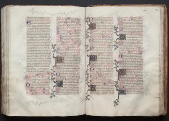 The Gotha Missal: Fol. 128r, Text