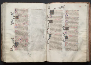 The Gotha Missal: Fol. 128v, Text, c. 1375
