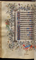 Hours of Charles the Noble, King of Navarre (1361-1425): fol. 121v, Text